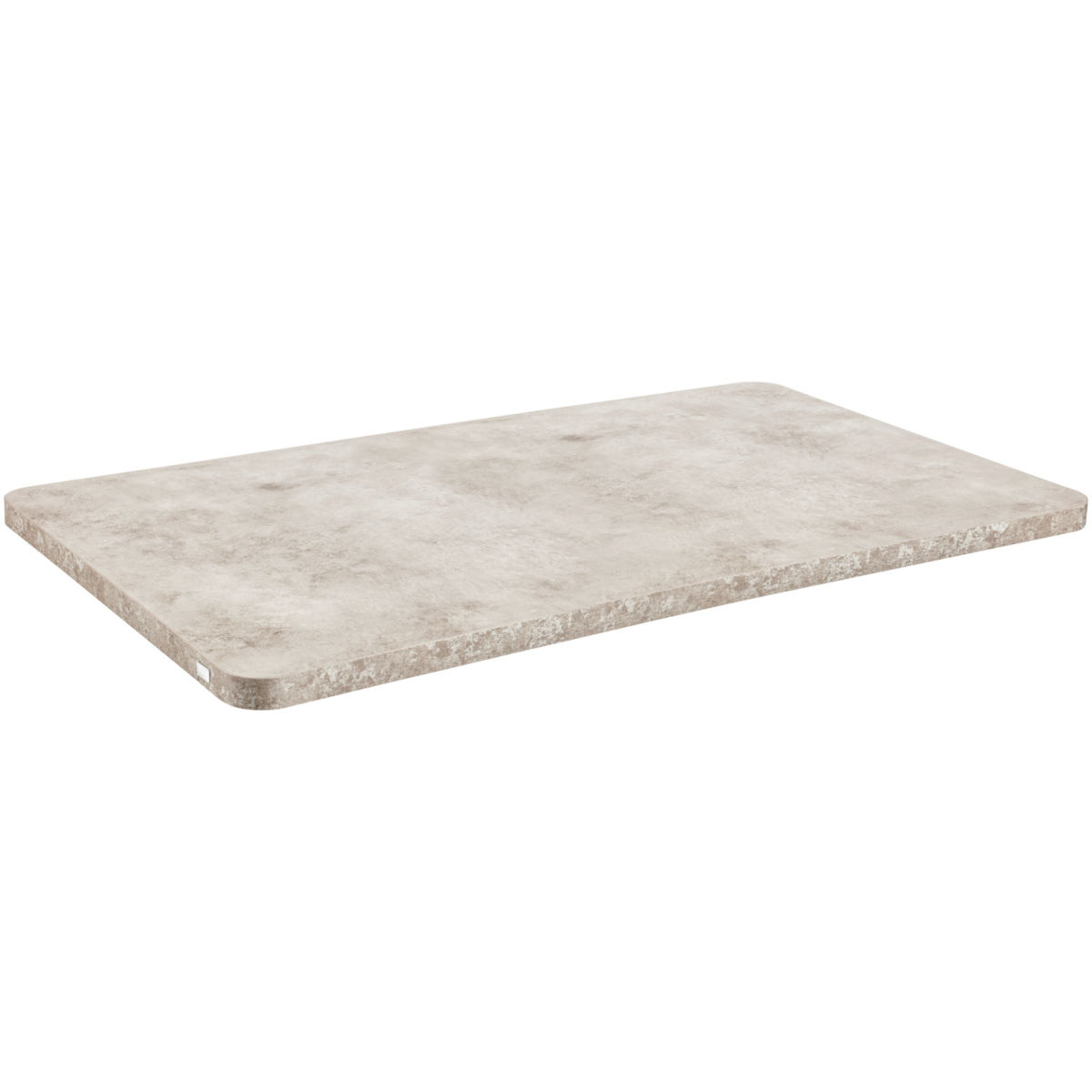 Vega Tafelblad voor binnen Marvello rechthoekig; 120x80x2.5 cm (LxBxH); steengrijs; rechthoekig