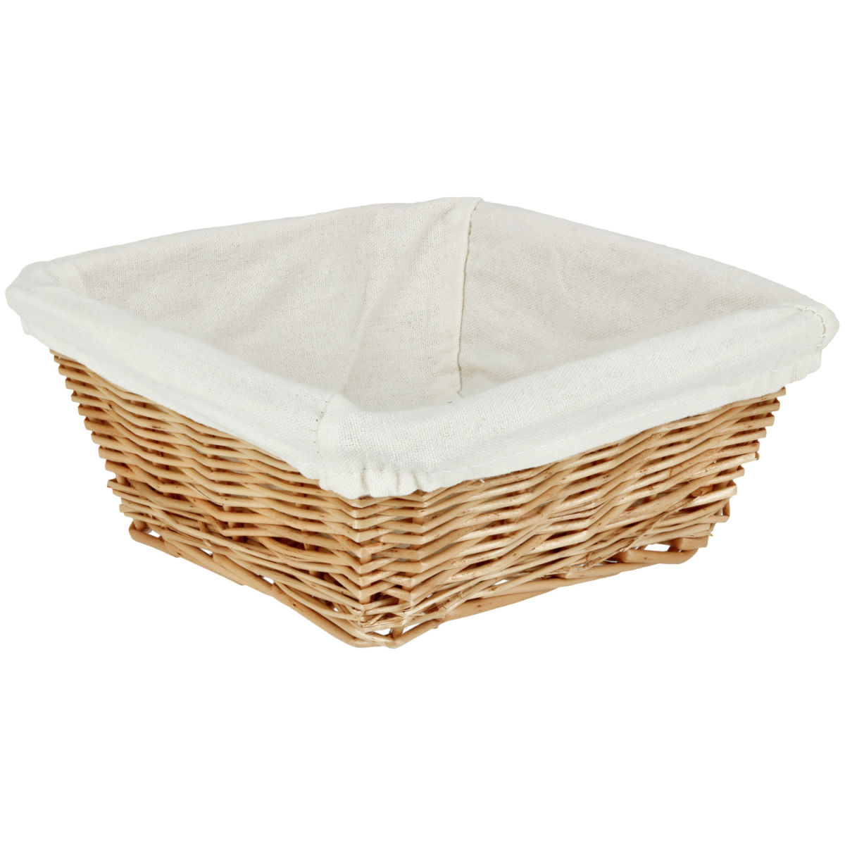 PULSIVA Tischkorb Alegra quadratisch 19x19x8 cm (LxBxH); natur; quadratisch
