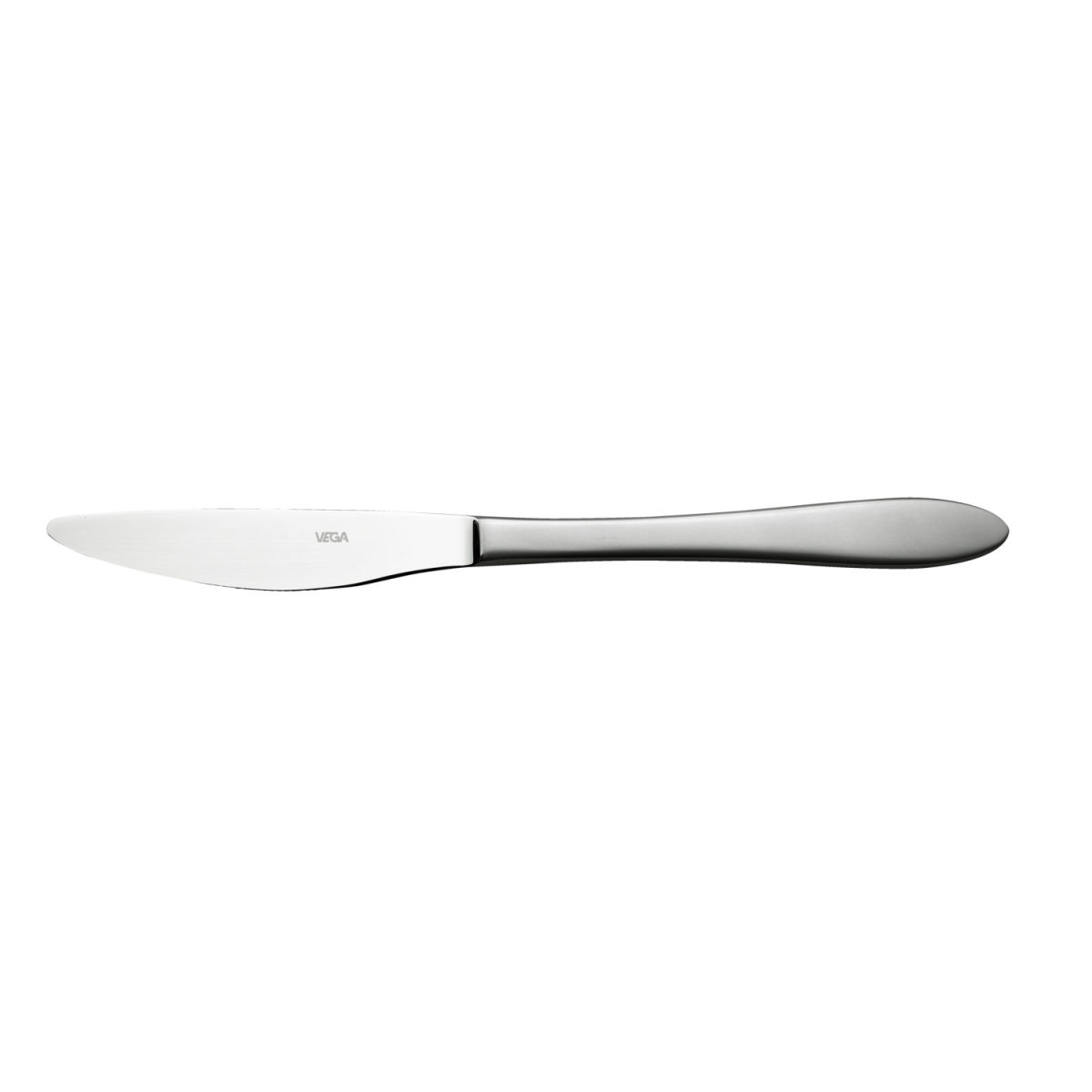 Coltello dolce/antipasto Salerno opaco VEGA; 20.2 cm (L); argento, manico argento; 12 pz. / confezione