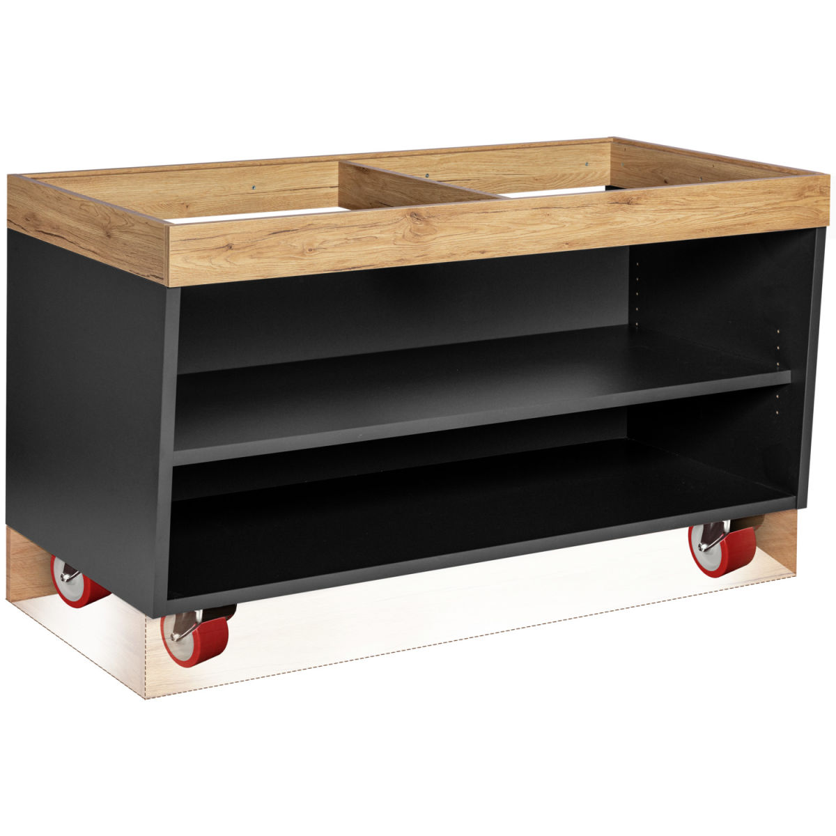 VEGA Buffet stol Valinta XL Zidni element, veliki; 140x81x70 cm (ŠxVxD); Antracit/Hrast; Pravokutan Oblik