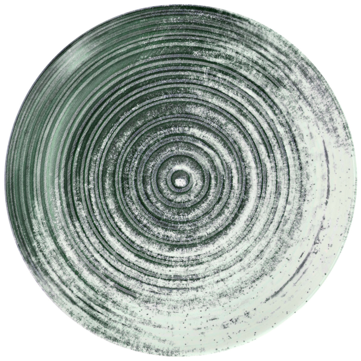 Plato llano Etana VEGA; 31 cm (Ø); blanco/antracita; redonda; 4 pz. / Paquete