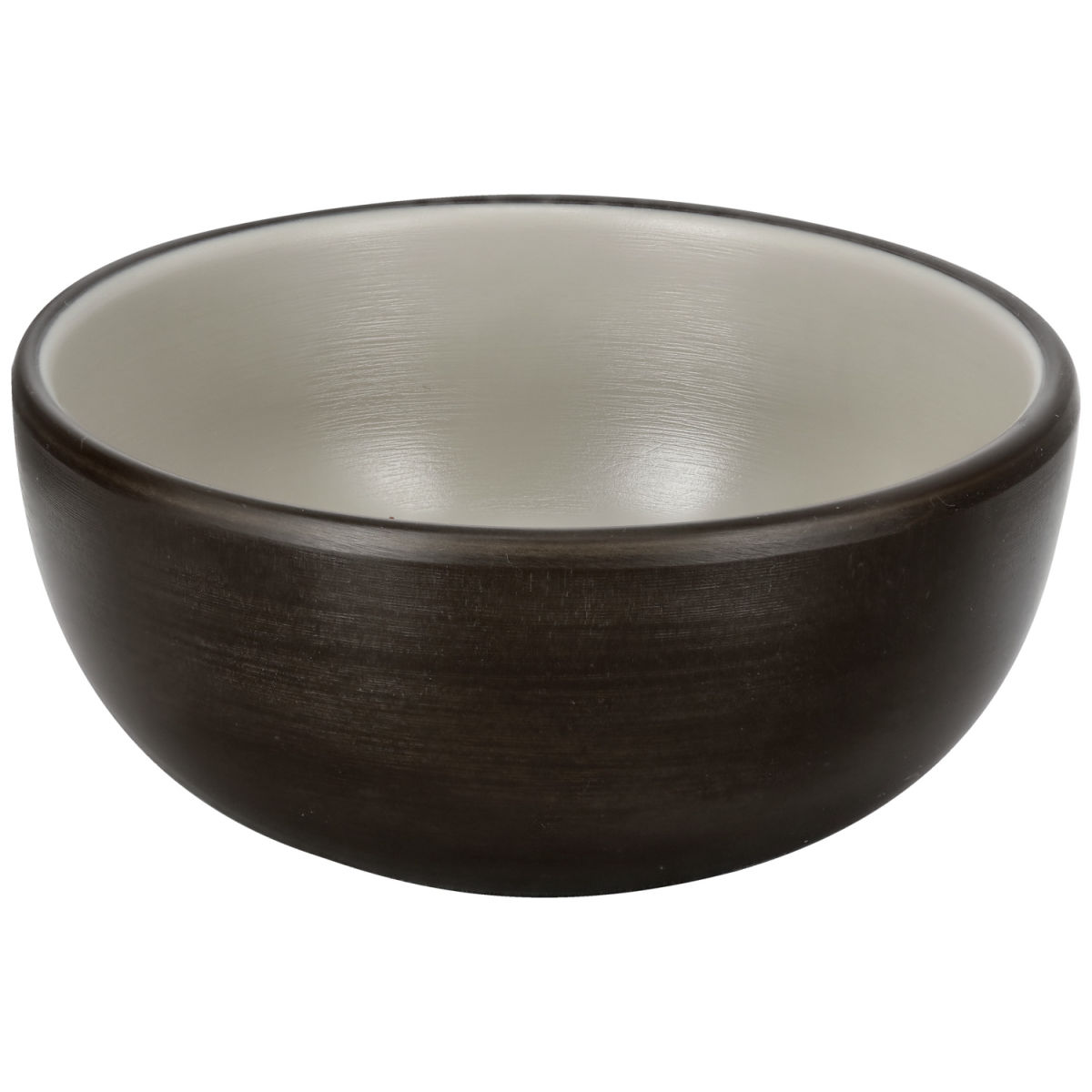 Cuenco Levana PULSIVA; 200ml, 10x4.5 cm (ØxAt); gris/negro; redonda; 6 pz. / Paquete