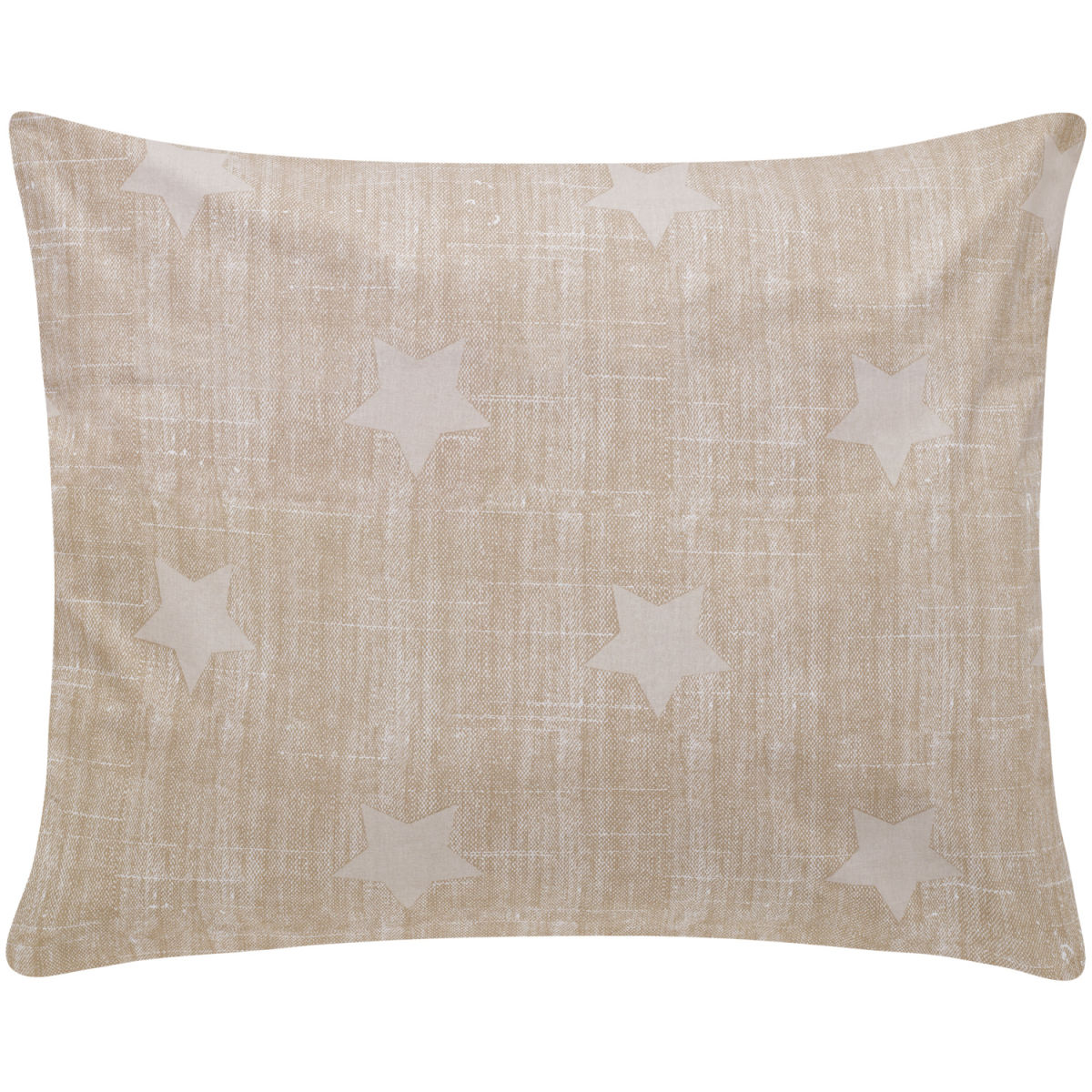 ERWIN M. Kissenbezug Stern 80x80 cm (LxB); taupe; 2 Stück / Pack