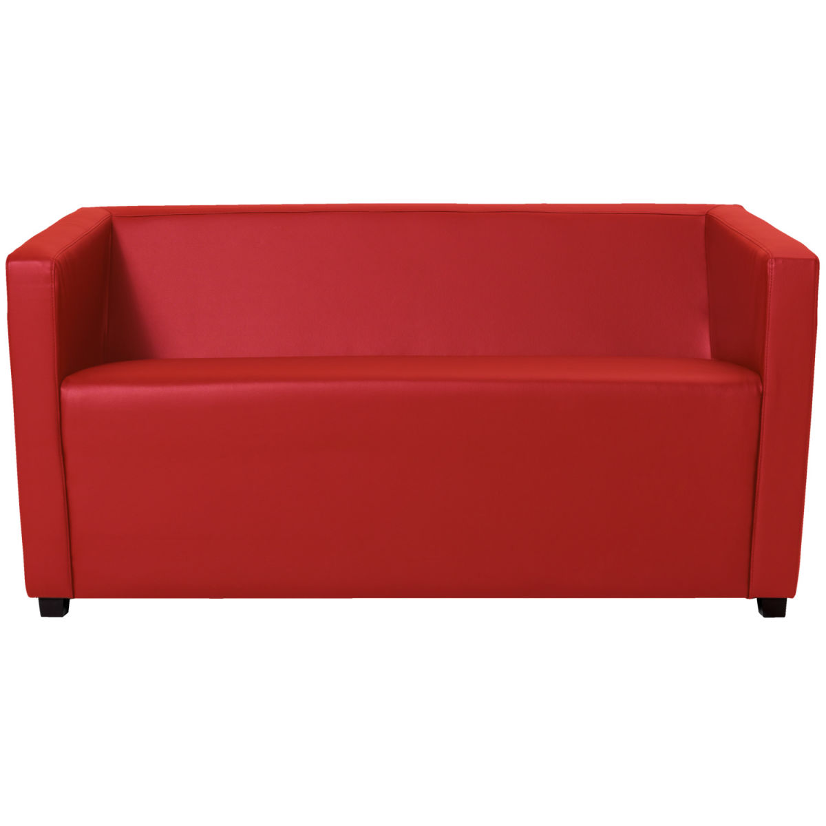 Divano 3 posti Manchester VEGA; 160x74x79 cm (LxPxH); rosso