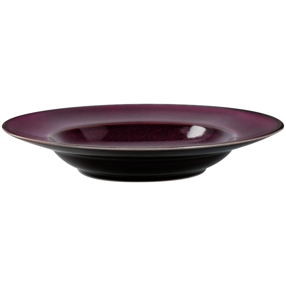 Piatto fondo Oriente VEGA; 200ml, 24x4 cm (ØxH); melanzana; rotonda; 6 pz. / confezione