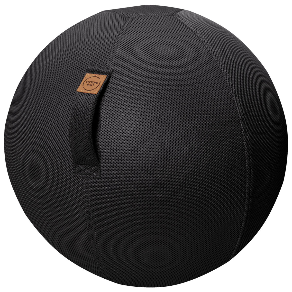 Fitball Mesh MAGMA; 65x65 cm (ØxH); nero; rotonda