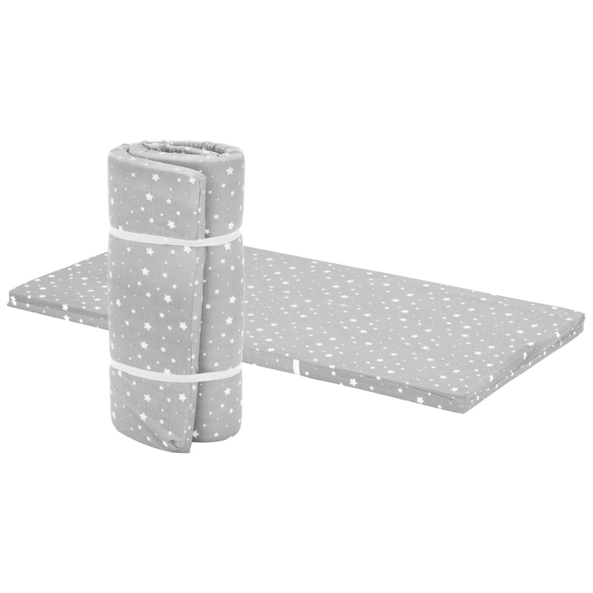 fillikid Reisebettmatratze Bambina 120x60x60x4 cm (LxBxTxH); hellgrau