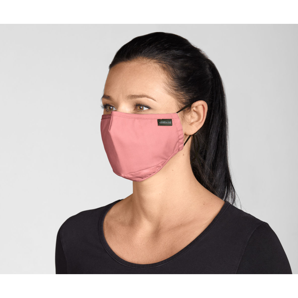 Mascherina protettiva riutilizzabile rosa JOBELINE; rosé