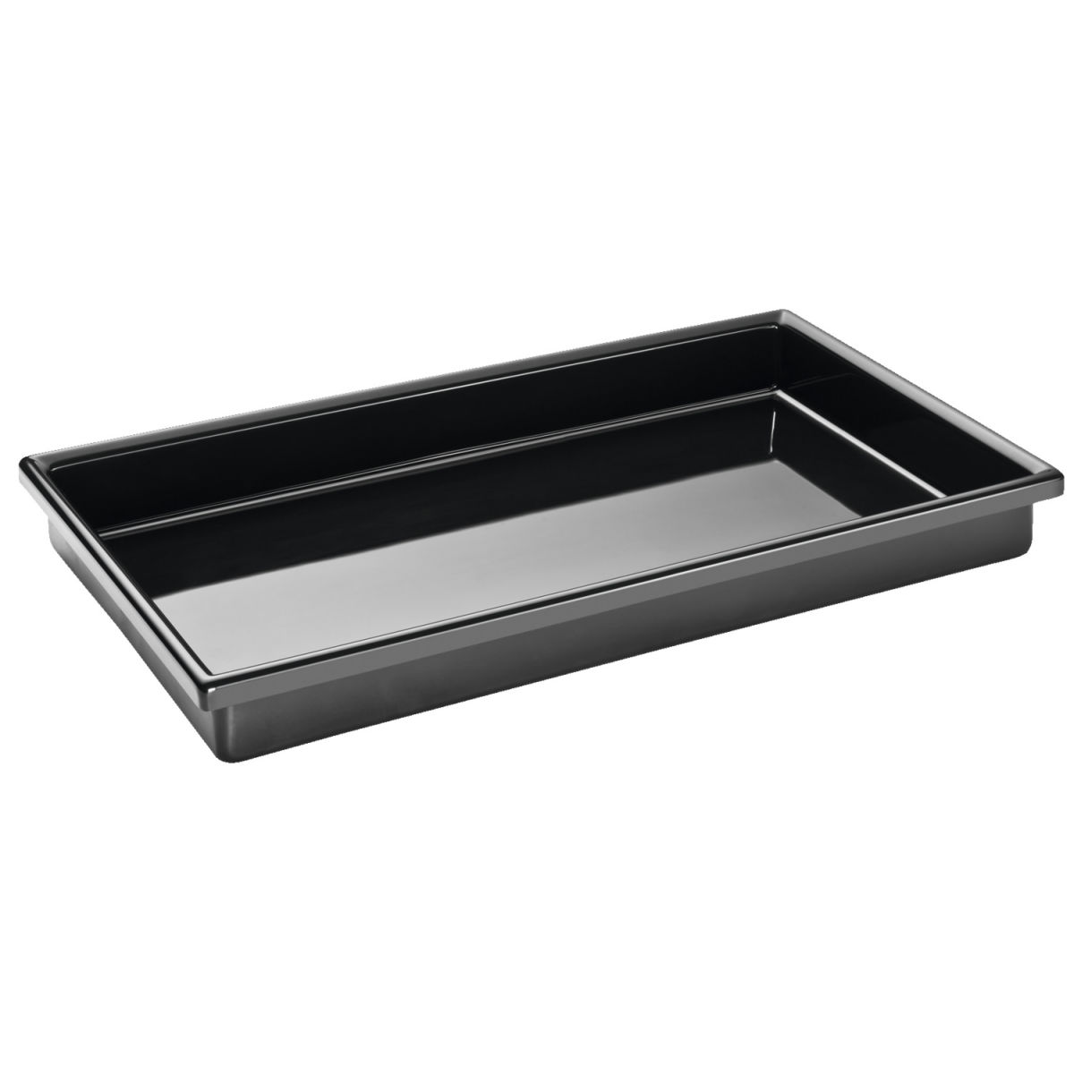 Bañera refrigeradora Sektion APS; 50.5x30x5.8 cm (LgxAnxAt); negro; rectangular