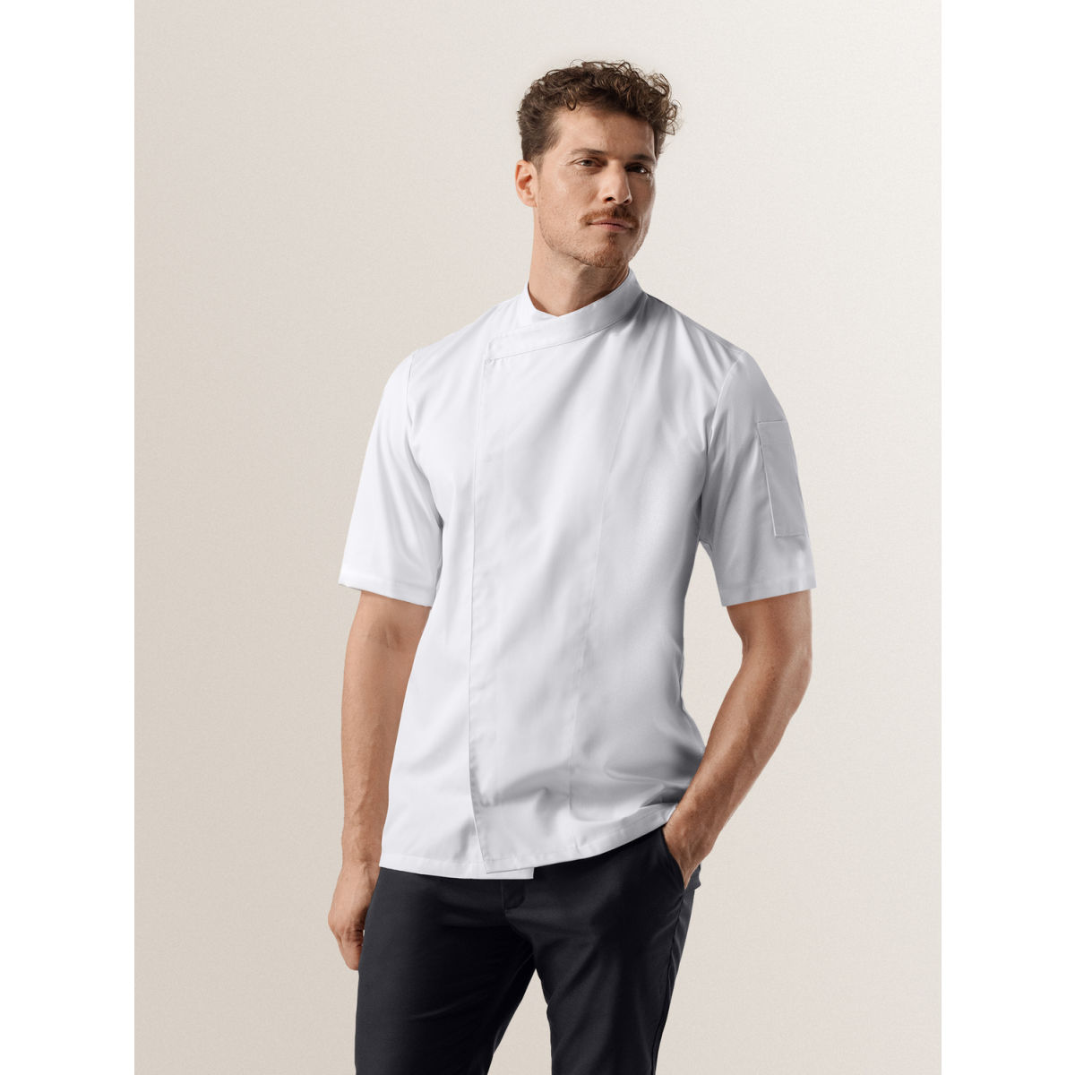 Le Nouveau Chef Herrenkochjacke Bastien Kleidergröße 2XL; weiß