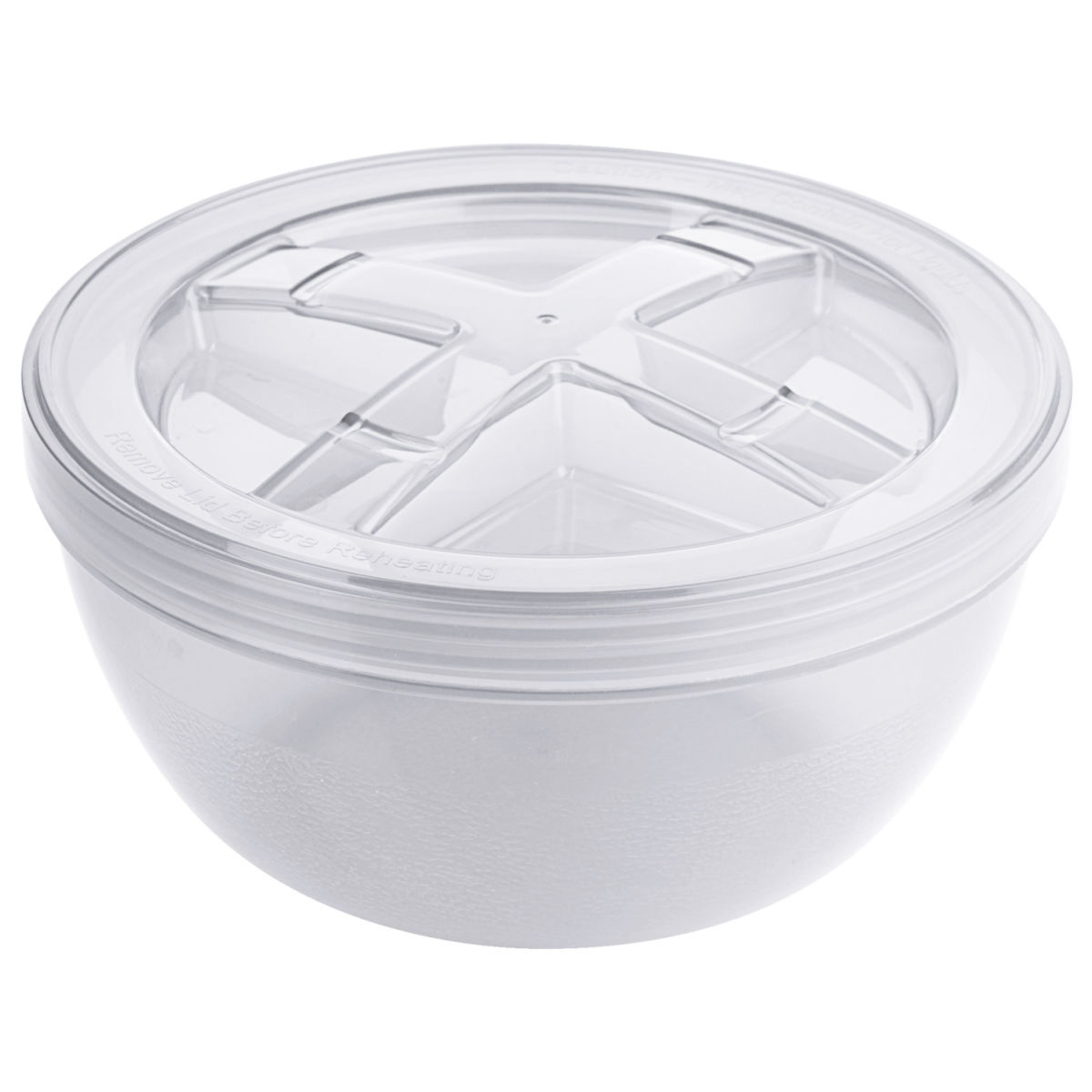 Contenitore riutilizzabile per primi e minestre Eco-Takeout con coperchio, 950 ml Contacto; 950ml, 16.5x8.5 cm (ØxH); trasparente; rotonda; 12 pz. / confezione