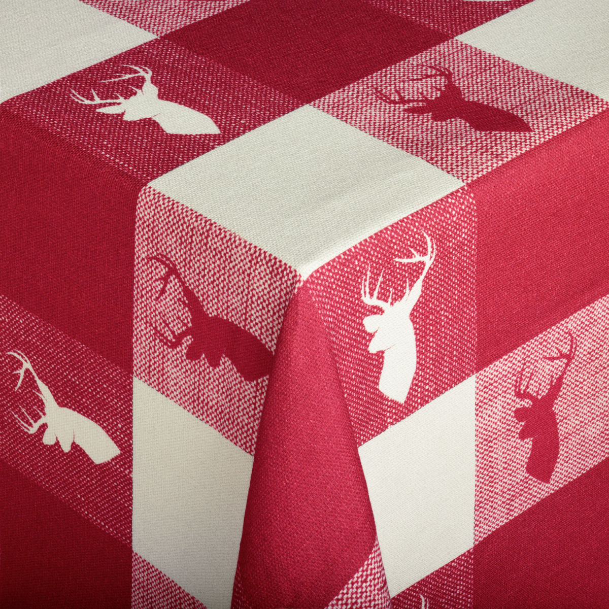 Tovaglia Vandans ERWIN M.; 130x170 cm (LxL); rosso/bianco; rettangolare