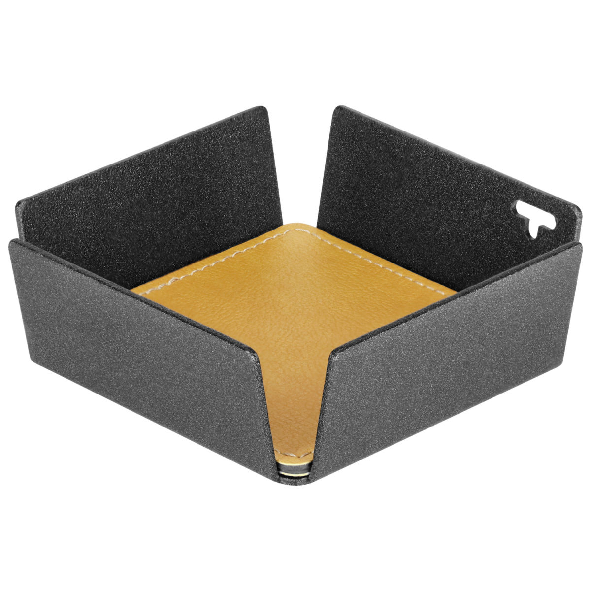 Vassoio Merapi II PULSIVA; 12x12 cm (LxL); grigio/senape; quadrata