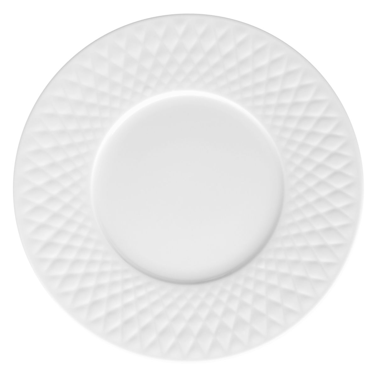 Vega Plat bord Bilbero; 23 cm (&Oslash;); wit; rond; 6 stuk / verpakking