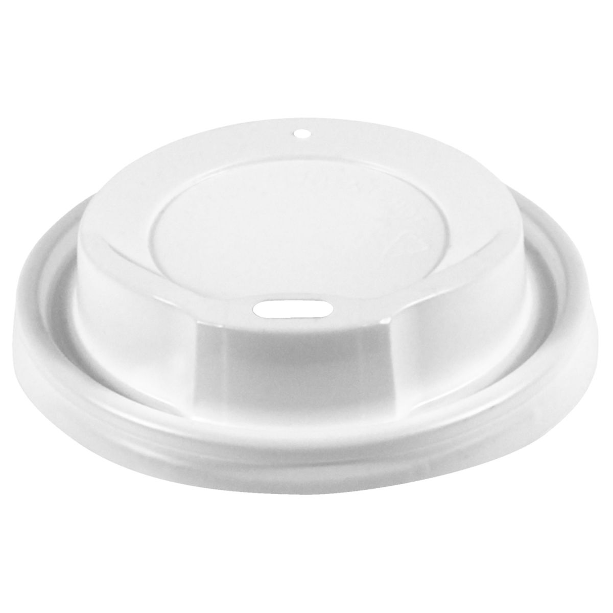 Coperchio a cupola per tazze To Go Cafe Lungo, Cafe Melange, Take-Away 0,2 l PULSIVA; 8x1.8 cm (ØxH); bianco; 100 pz. / confezione
