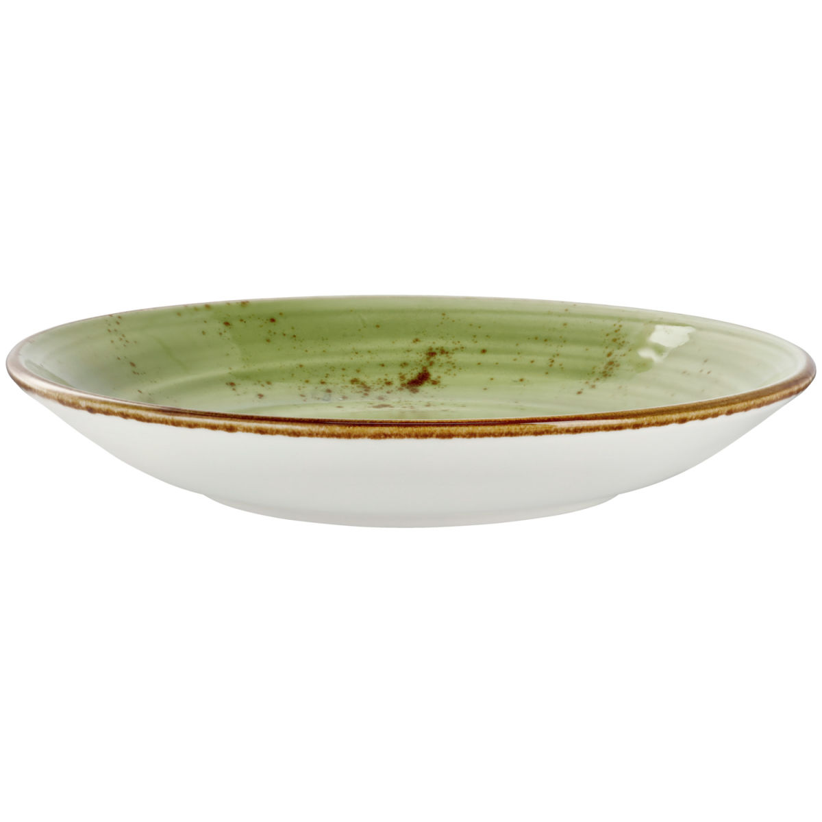 Vega Diep bord Nebro; 900ml, 25.2x4.3 cm (ØxH); lichtgroen; rond; 6 stuk / verpakking