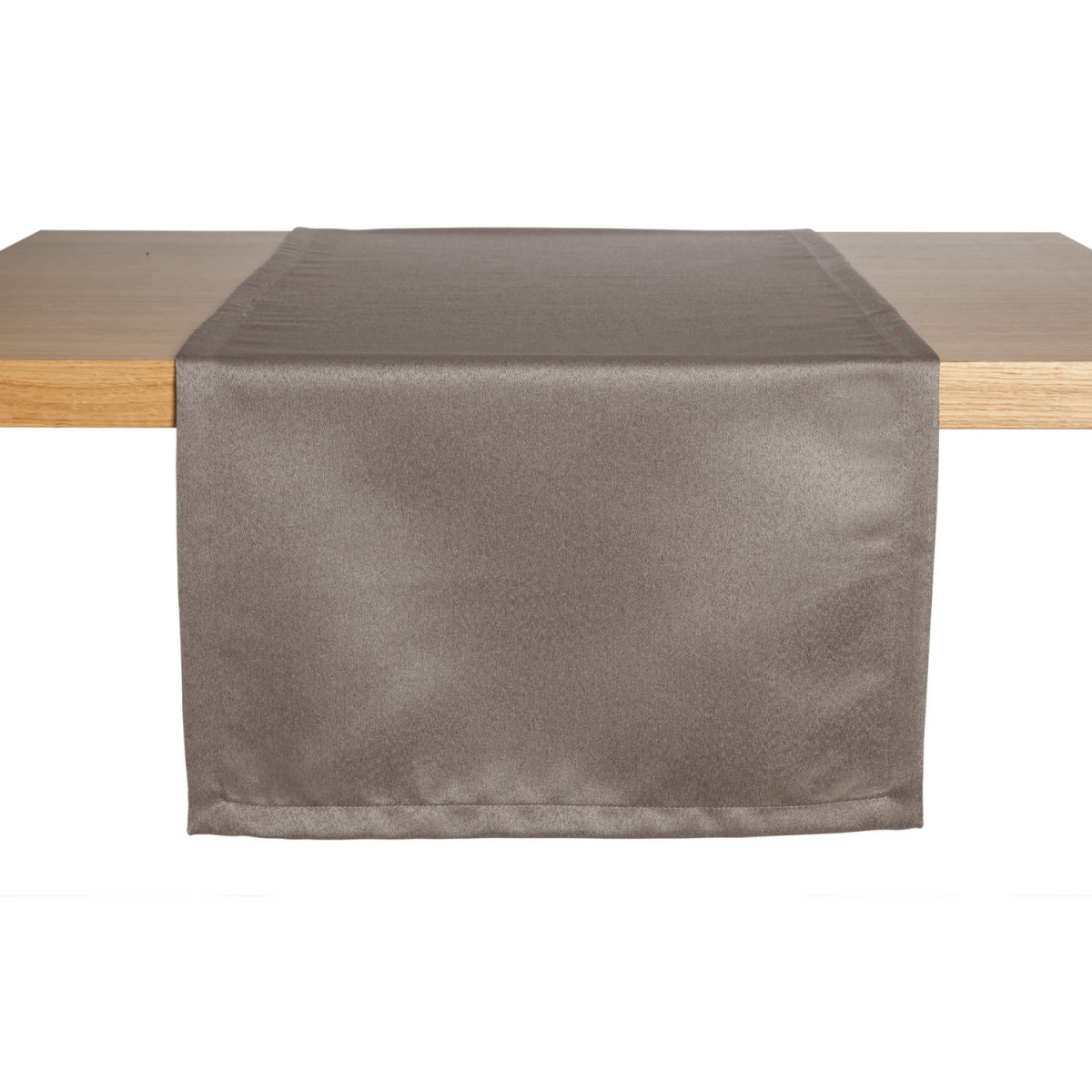 ERWIN M. Tischläufer Ambita Satin 40x130 cm (BxL); taupe; rechteckig