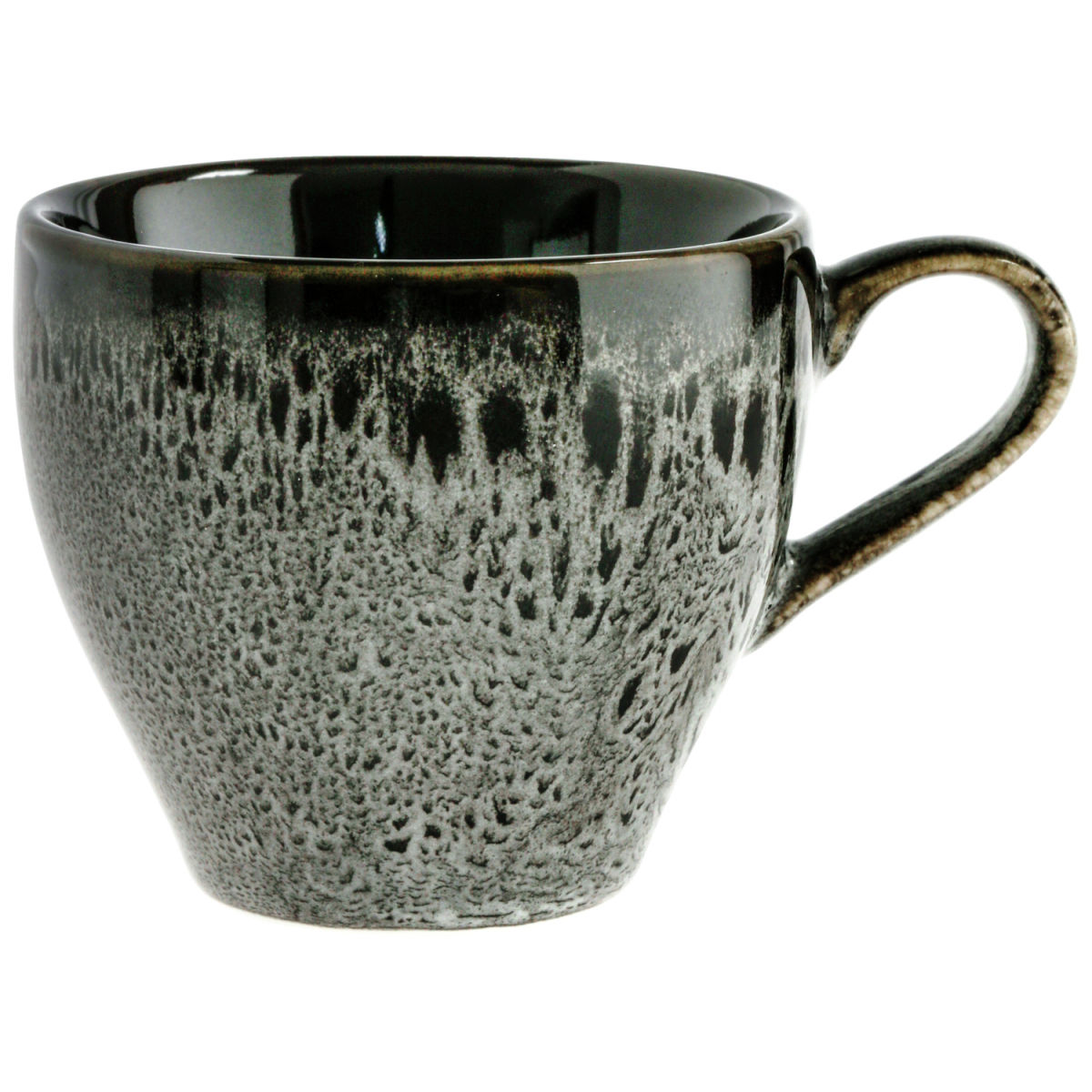 Tazza espresso Nano VEGA; 120ml, 6.8x6.1 cm (ØxH); nero; rotonda; 6 pz. / confezione