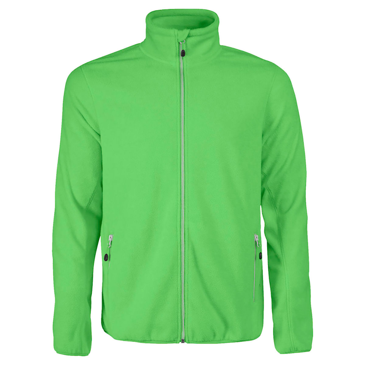 Giacca da uomo in pile Fynn Printer Active Wear; Taglia L; verde mela