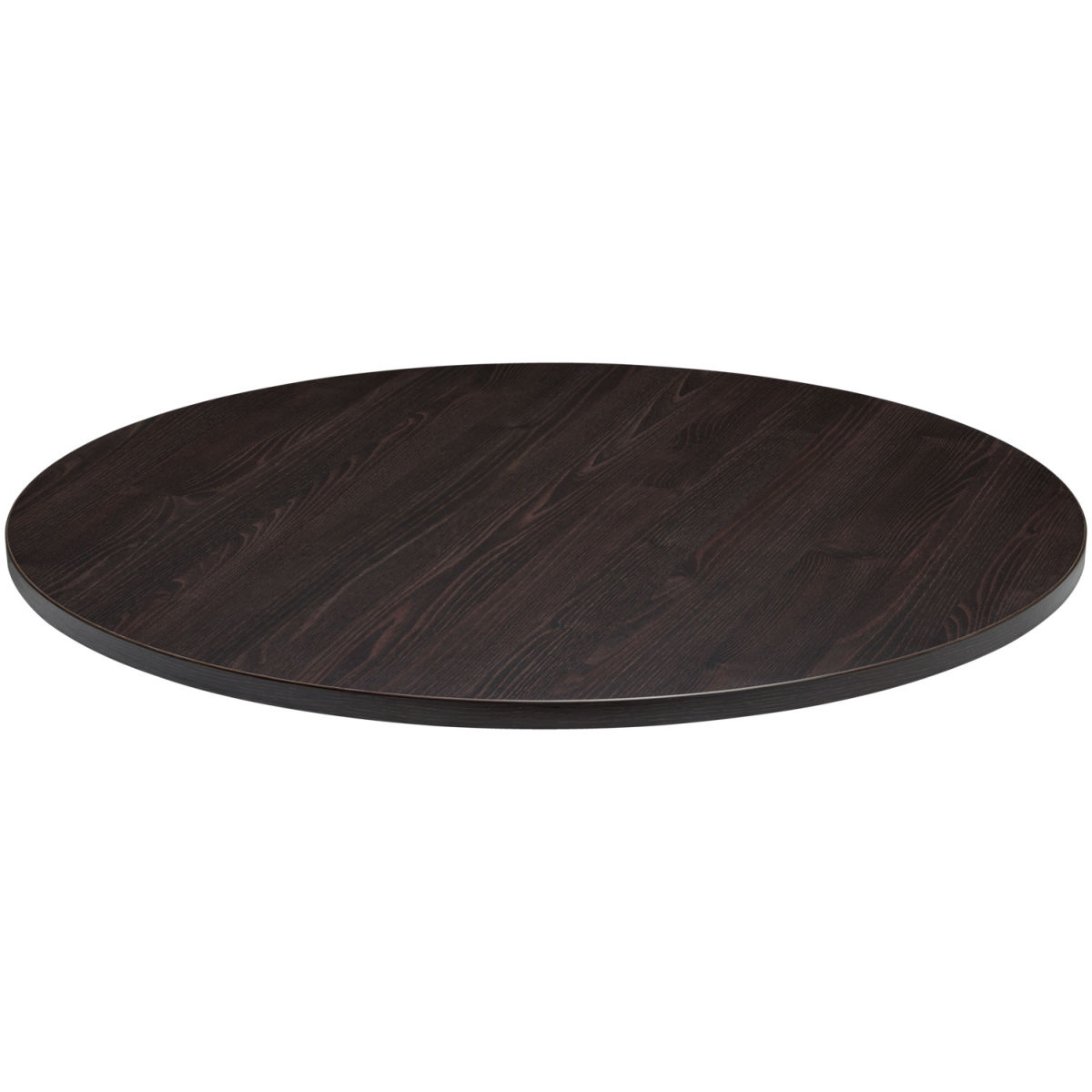 Piano tavolo laminato Maliana tondo VEGA; 100 cm (Ø); quercia/wenge; rotonda