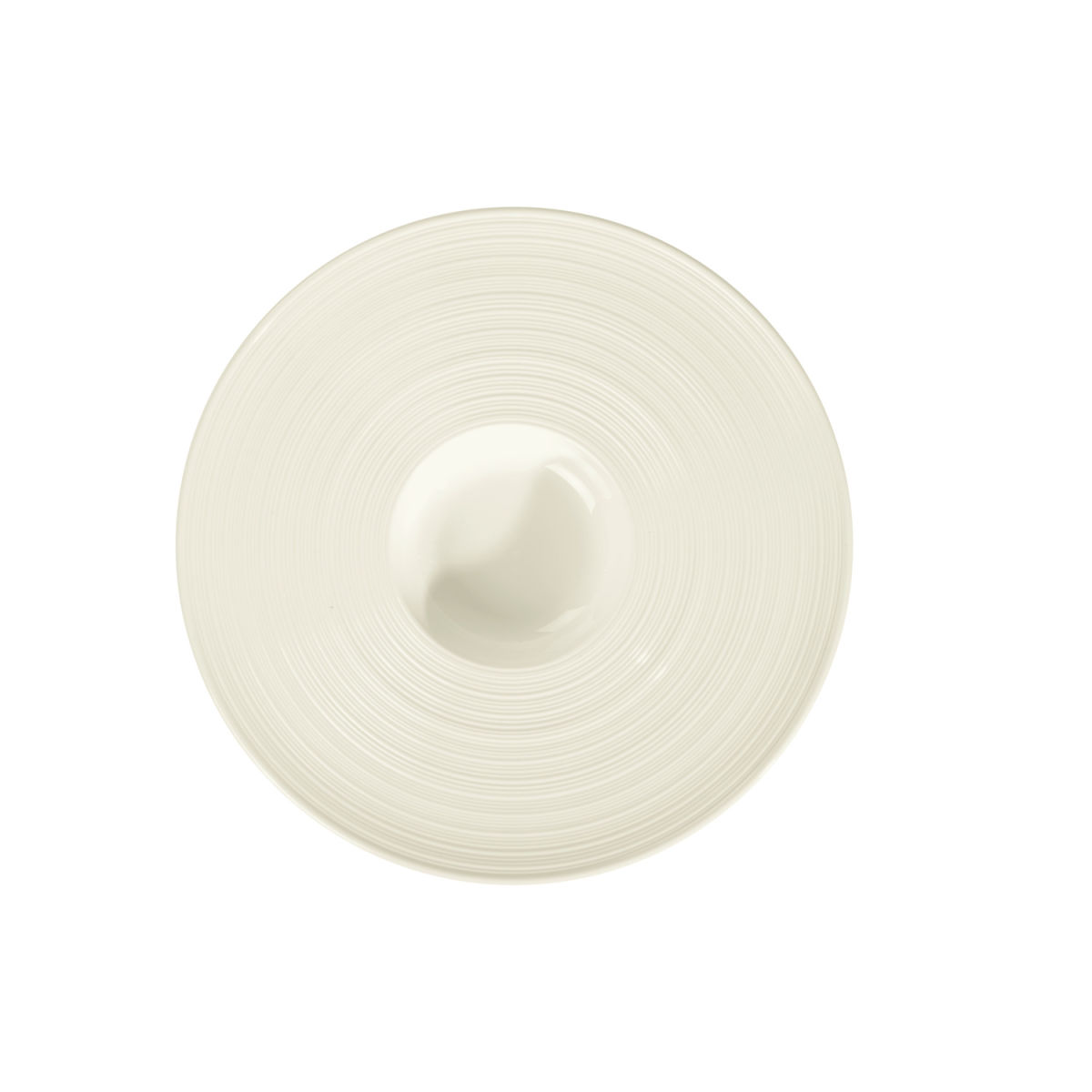 VEGA Gourtmetteller Skyline tief, mit breiter Fahne 120 ml, 31x3.5 cm (ØxH); cremeweiß; rund; 6 Stück / Pack