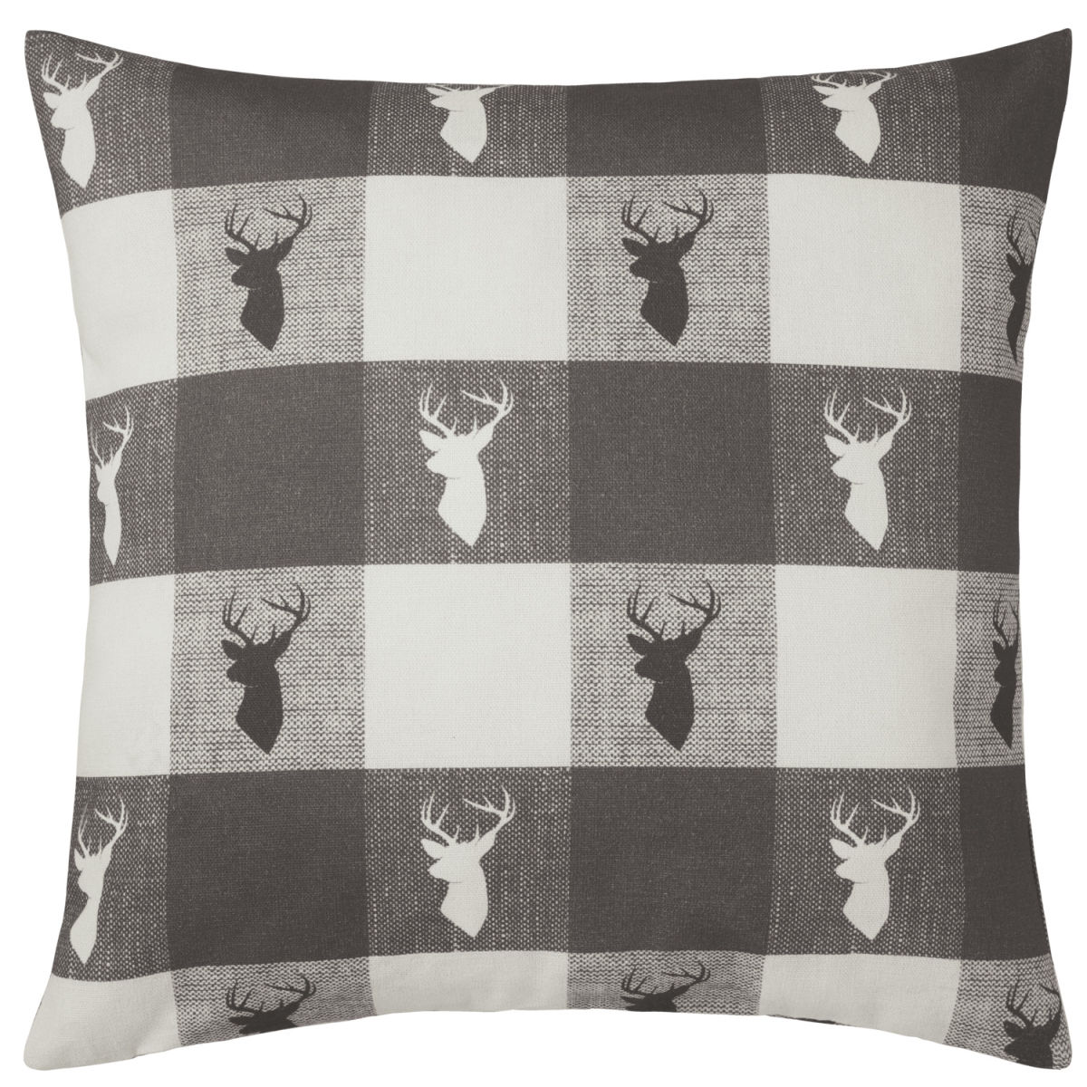 Federa cuscino Vandans ERWIN M.; 50x50 cm (LxL); grigio/bianco