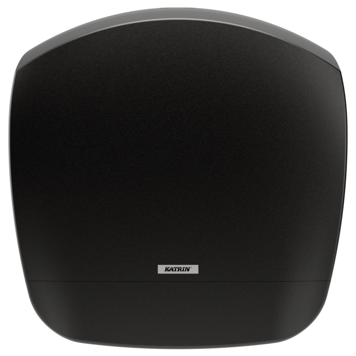 Katrin Toiletpapierdispenser Gigant L voor jumborollen; 34.2x35.6x4.9 cm (BxHxD); zwart