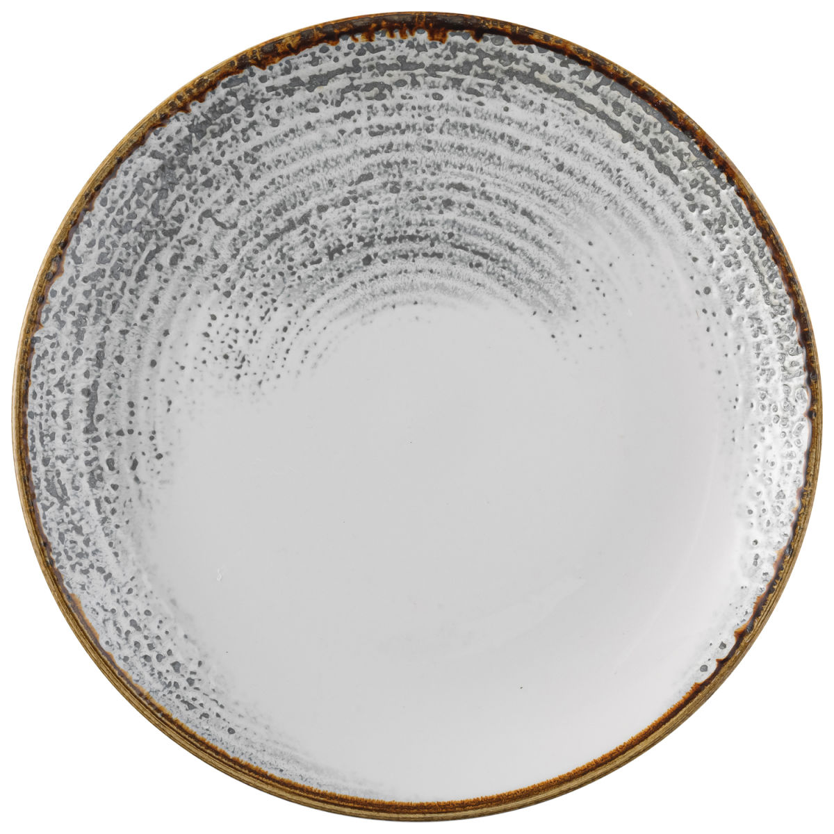 Piatto piano Studio Prints Jasper Grey Coupe Churchill; 26 cm (Ø); grigio/marrone; rotonda; 12 pz. / confezione