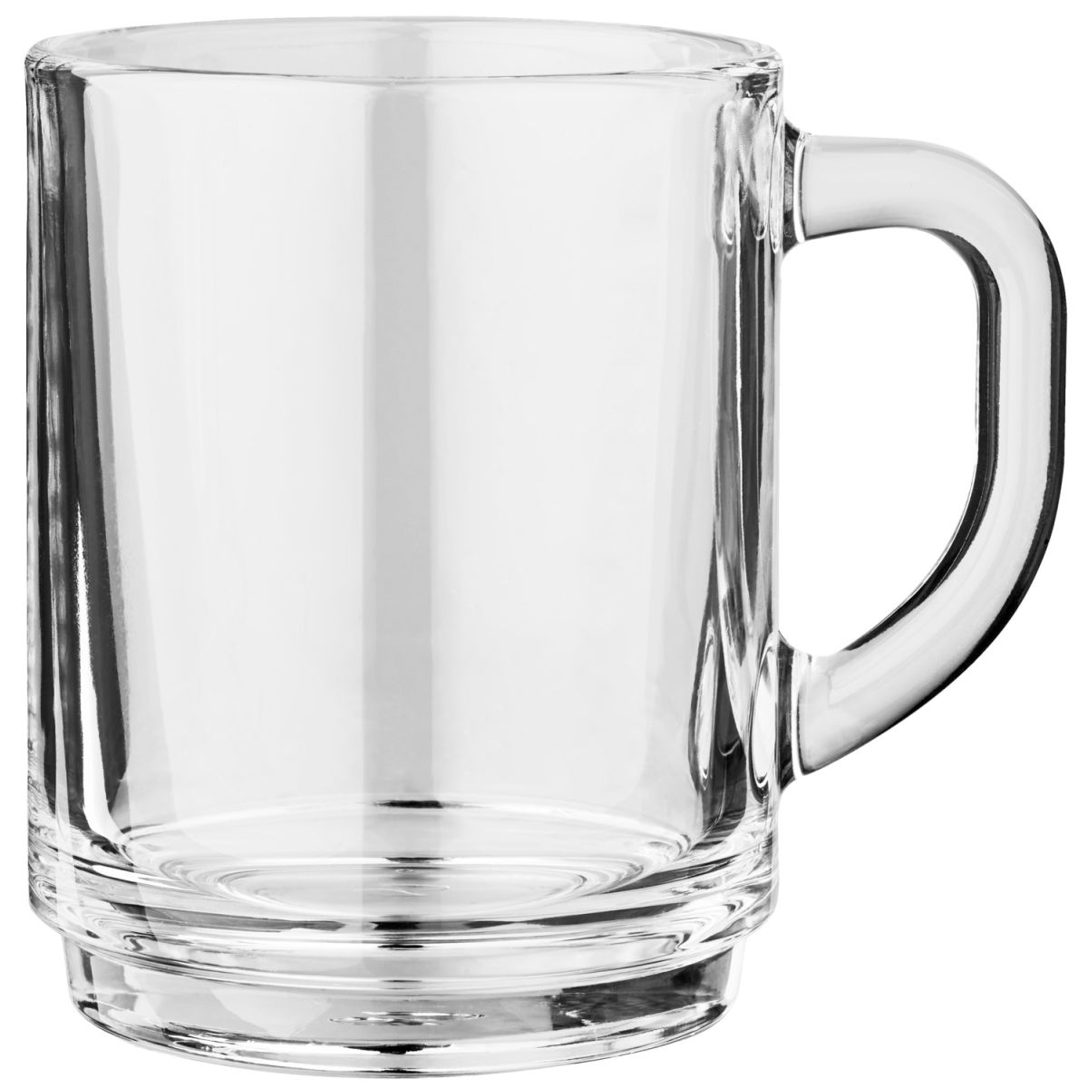 Taza para té Pub Pasabahçe; 260ml, 7.4x9.5 cm (ØxAt); transparente; 0.2 l Marca de relleno, 12 pz. / Paquete