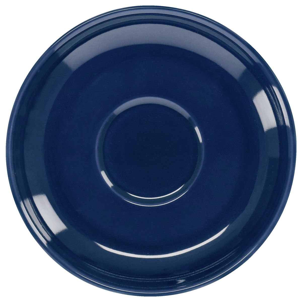 Piattino cappuccino Joy PULSIVA; 14 cm (Ø); blu; rotonda; 6 pz. / confezione