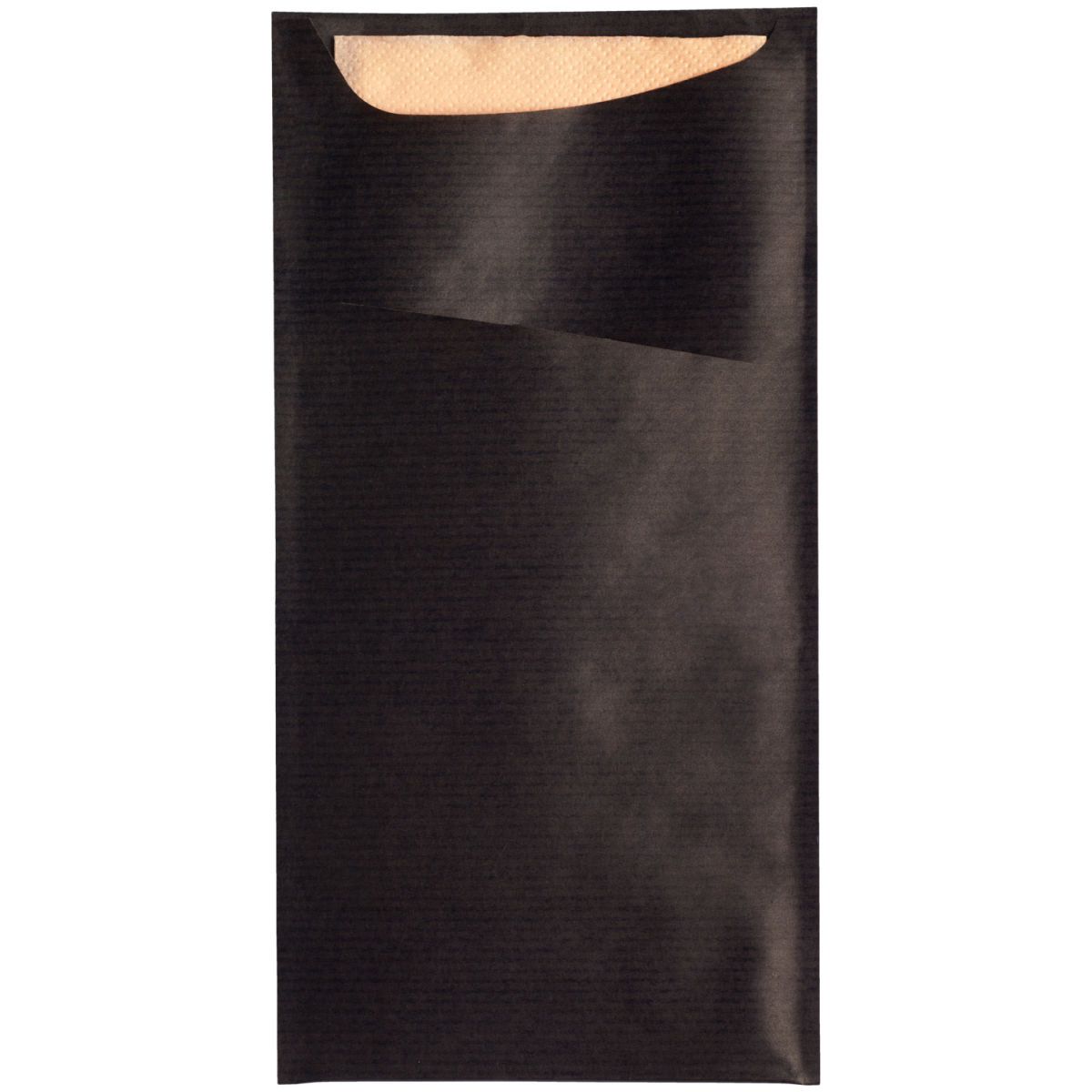 GARCIA DE POU Bestecktasche Besta 11.2x22.5 cm (BxL); schwarz; 100 Stück / Pack