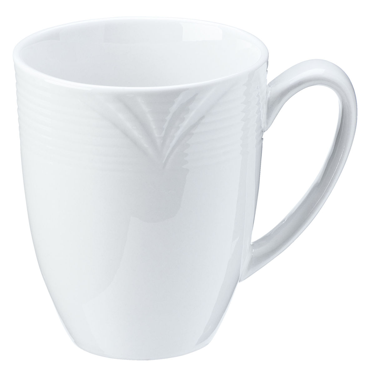 PULSIVA Kaffeebecher Rena 400 ml, 9.4x11.2 cm (ØxH); weiß; rund; 6 Stück / Pack
