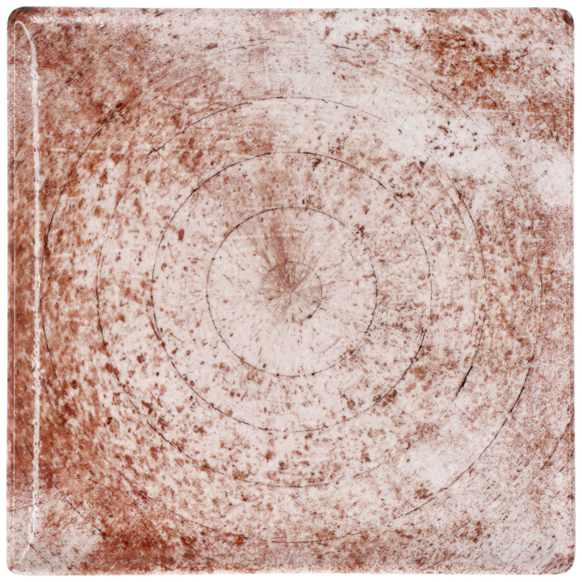 VEGA Servierplatte Gironia quadratisch 25x25x1.3 cm (LxBxH); rosa; quadratisch; 3 Stück / Pack