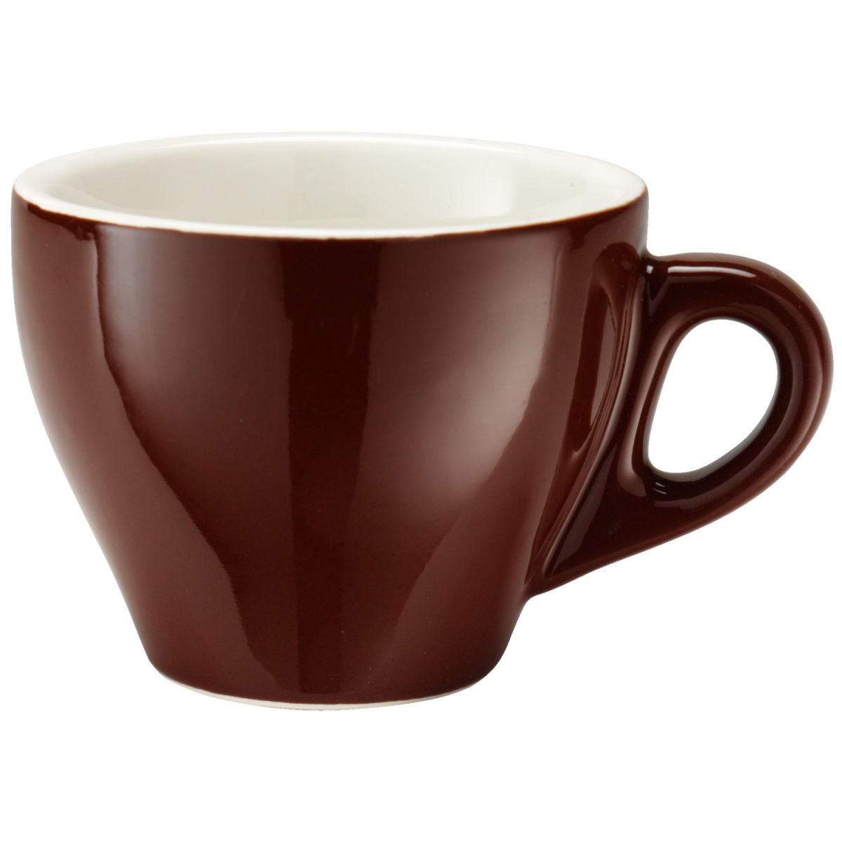 Tazza cappuccino Joy PULSIVA; 220ml, 9x7 cm (ØxH); marrone; rotonda; 6 pz. / confezione