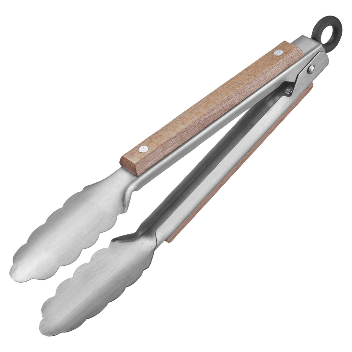 Pinza per barbecue Classic Wood Westmark; 27x4x3.7 cm (LxLxH); argento/marrone