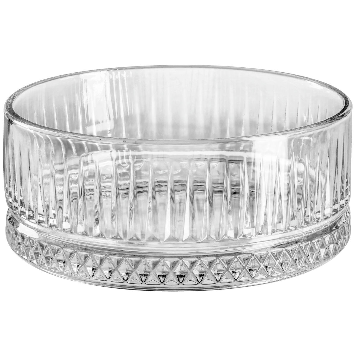 Ciotola in vetro Elysia Pasabahçe; 515ml, 13x5.4 cm (ØxH); trasparente; 2 pz. / confezione