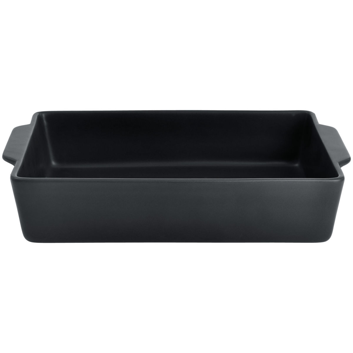 Cazuela Ferry cuadrada con asa VEGA; 1700ml, 28.5x18.5x6 cm (LgxAnxAt); negro; rectangular; 2 pz. / Paquete