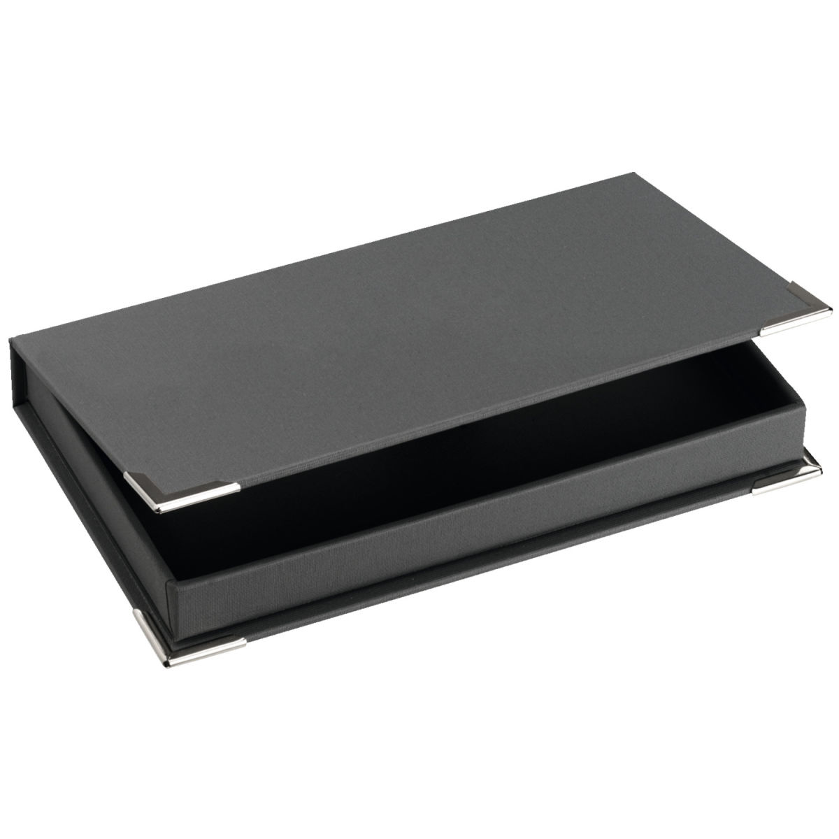 VEGA Rechnungskassette Oscar ohne Prägung 19.2x11x2.4 cm (LxBxH); grau; rechteckig