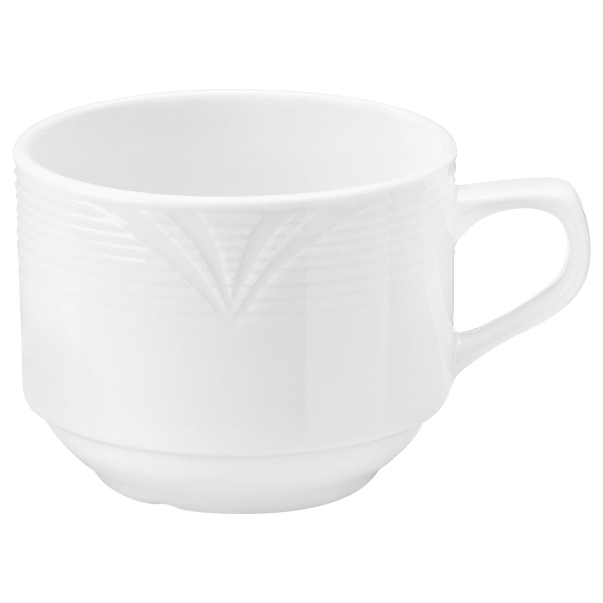 Tazza cappuccino Rena PULSIVA; 190ml, 7.9x6.2 cm (ØxH); bianco; rotonda; 6 pz. / confezione