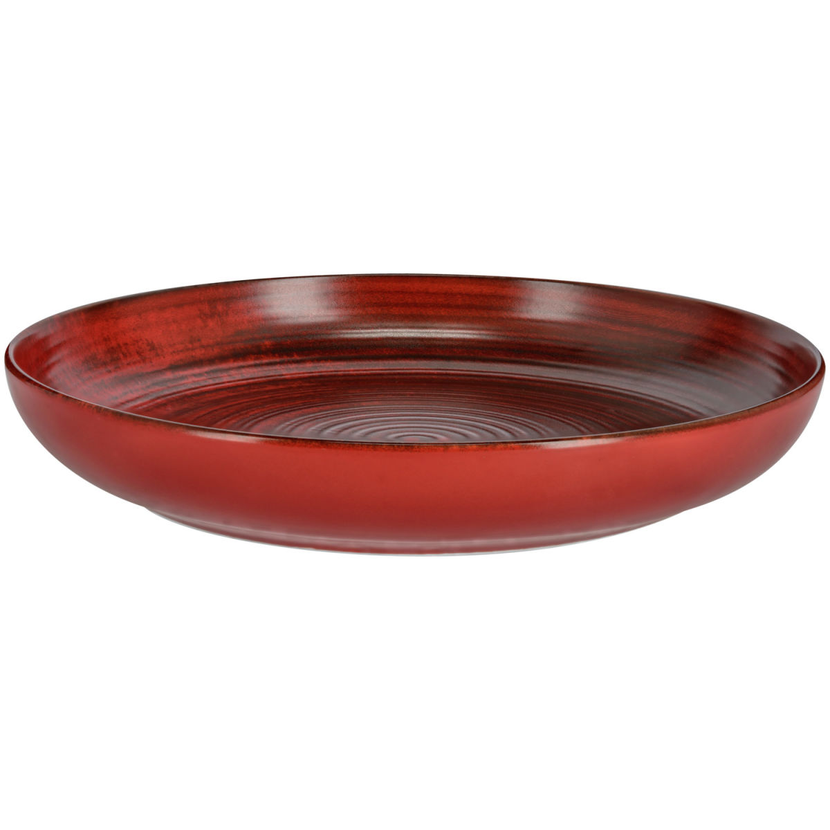 VEGA Teller Etana tief 1200 ml, 26x4.5 cm (ØxH); rot; rund; 4 Stück / Pack
