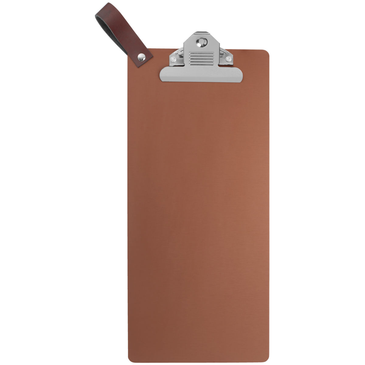 VEGA Speisekarten-Klemmbrett Colorado Barformat Barformat, 14.5x32 cm (BxH); kupfer