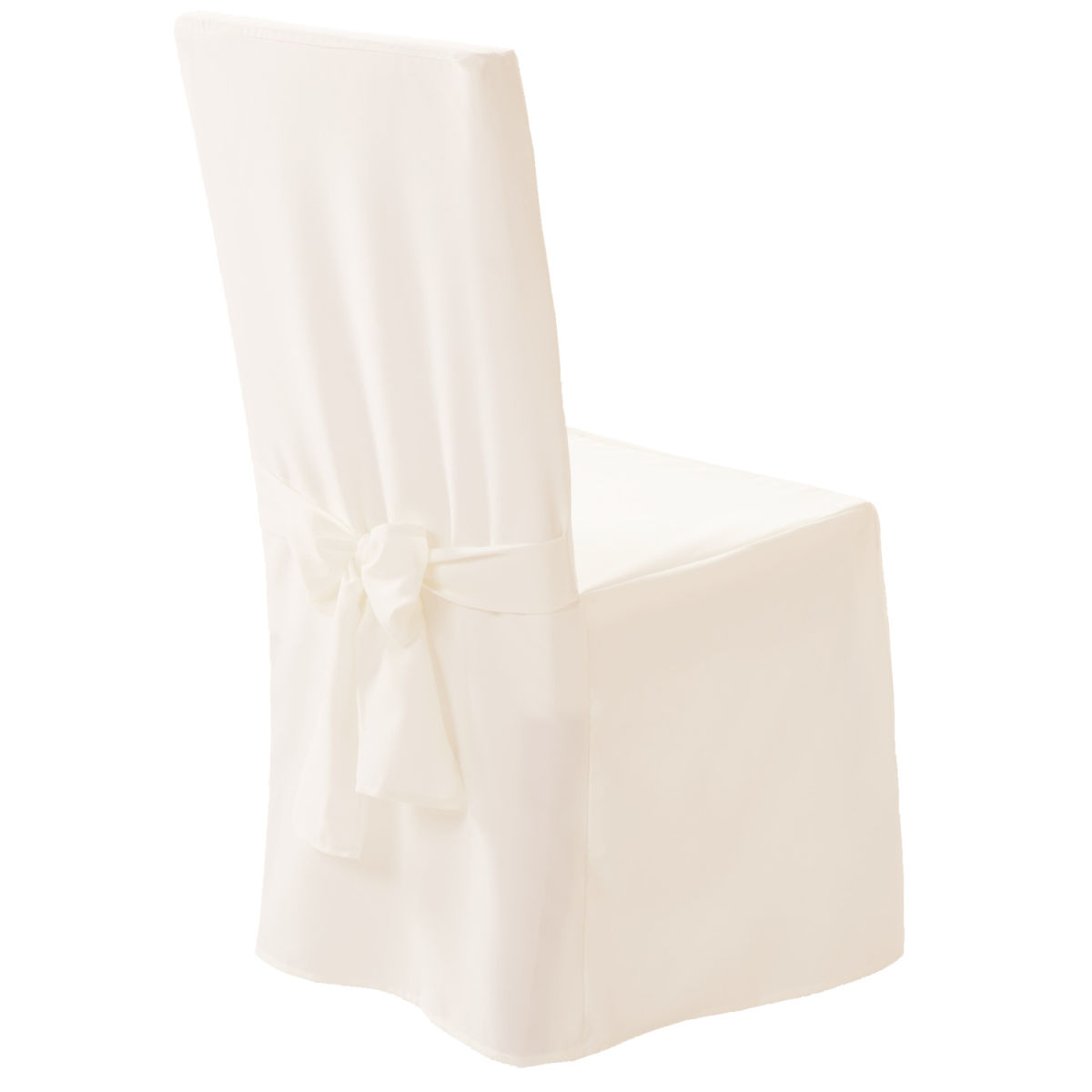 Coprisedia Praga con schienale elegante ERWIN M.; 40x44x95 cm (LxLxH); bianco crema