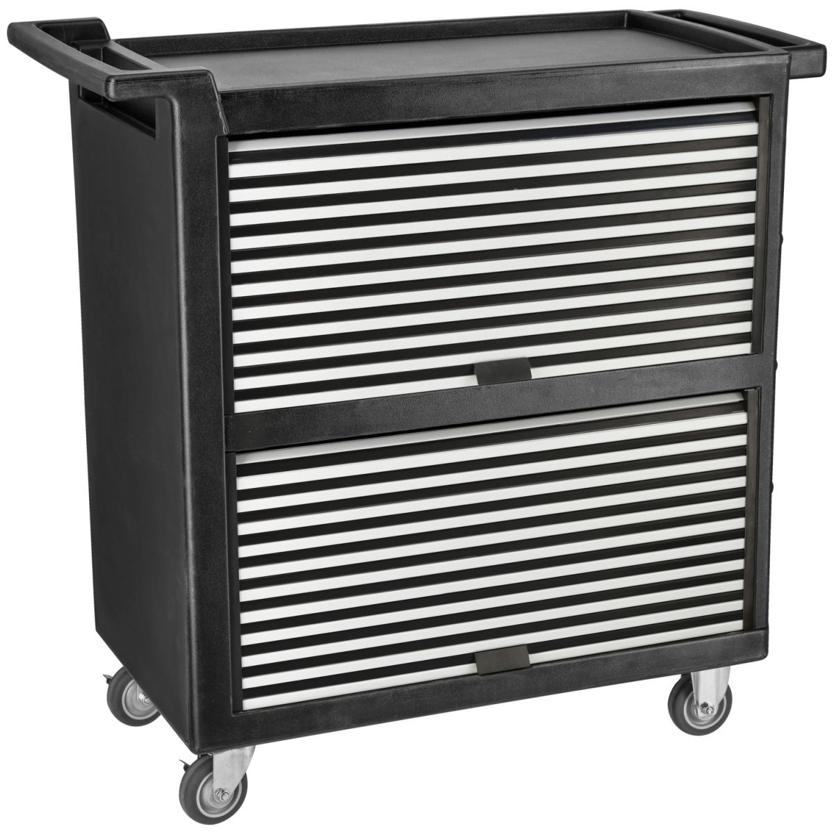 VEGA Servierwagen Tjugo 105.5x50.5x103.5 cm (BxTxH); silber/schwarz