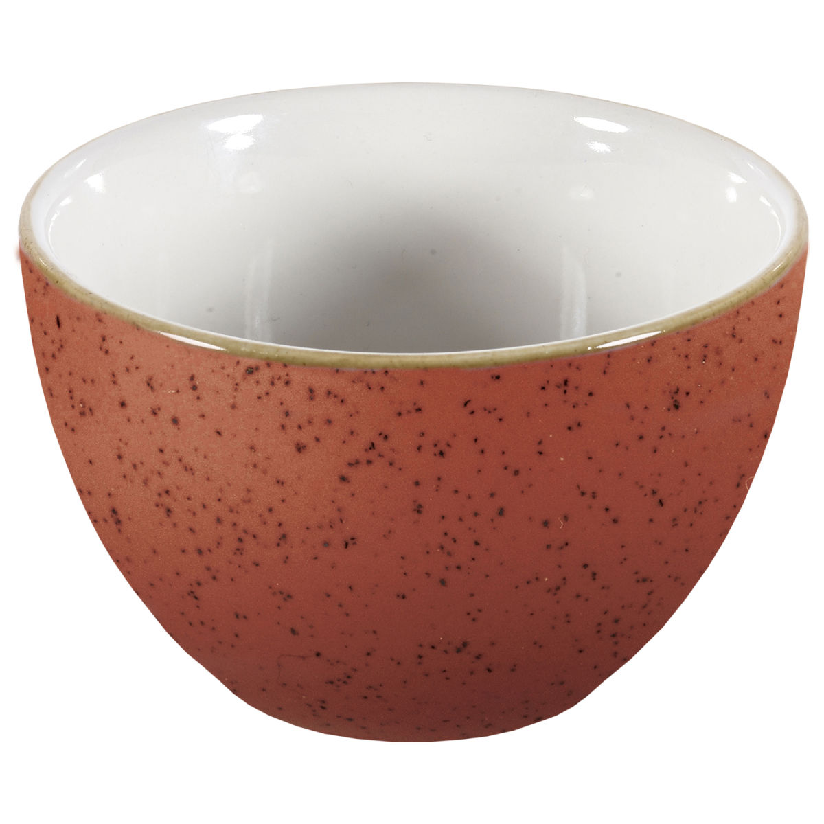 Churchill Sockerskål Stonecast Orange; 22.7 cl, 9.8x6.2 cm (ØxH); Orange/Brun; 12 Styck / Förpackning