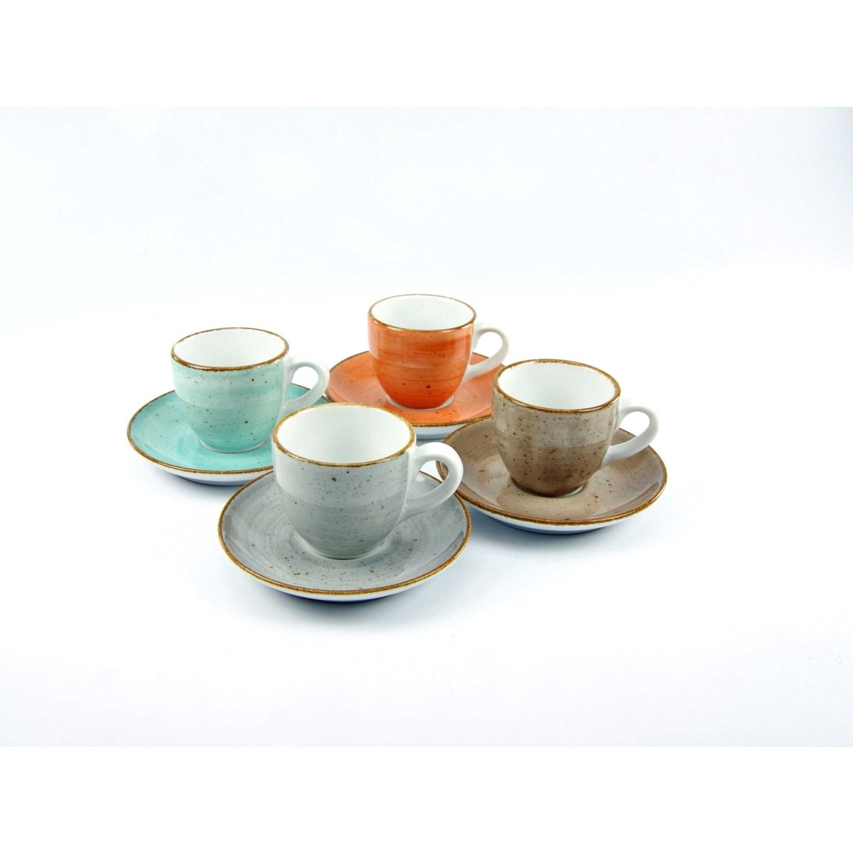 CreaTable Vintage Nature - Espresso-Set 8-tlg mehrfarbig