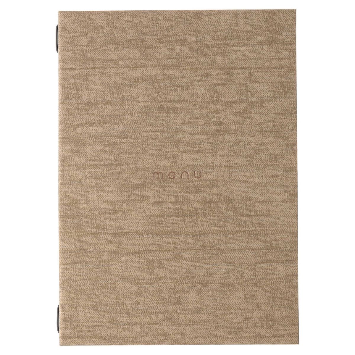 Porta Menu ITALY A4 AVORIO DAG Style; 22.7x32 cm (LxL); sabbia; 2 viste