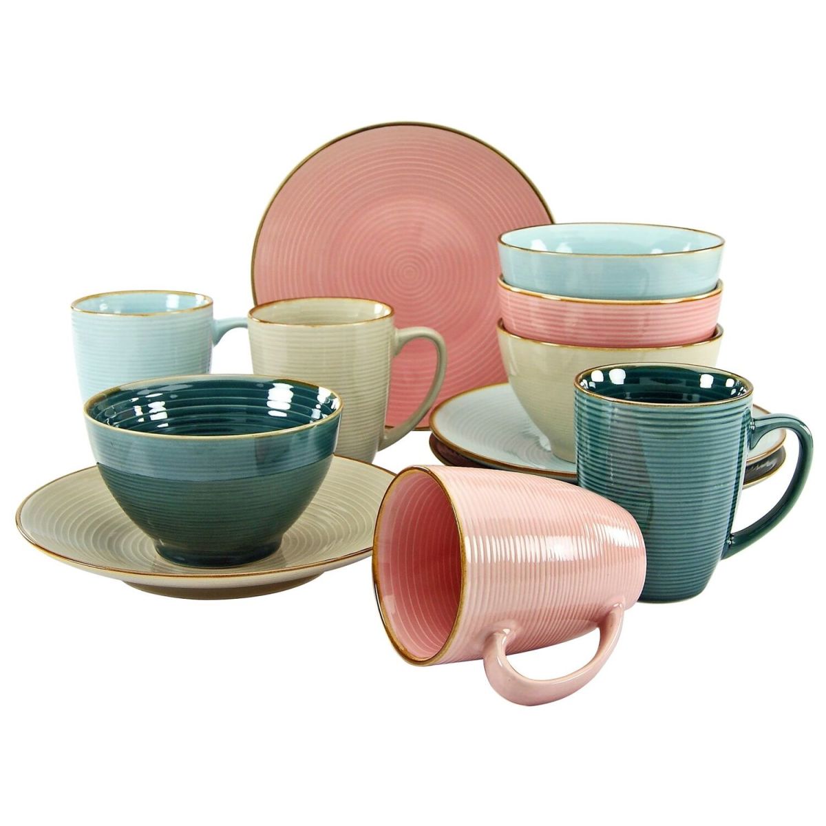 COSY Morning - Set da colazione 12 pezzi CreaTable; multicolore