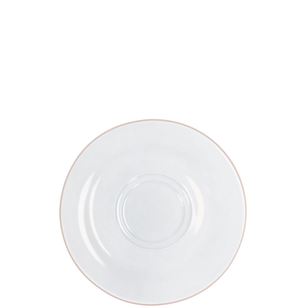 Kahla Untertasse Pronto Line 15.9x1.8 cm (ØxH); rosé; rund; 6 Stück / Pack