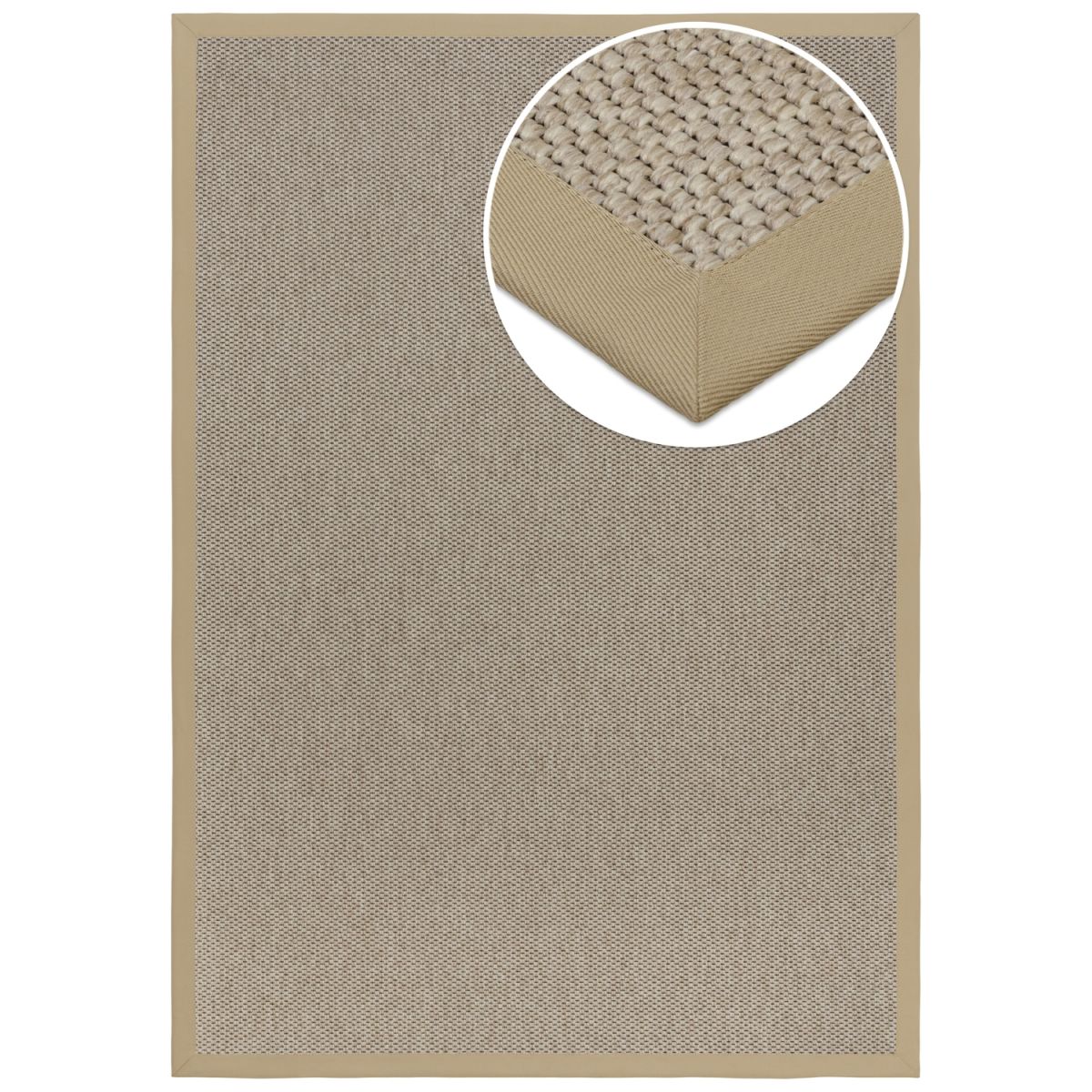 Grundstoff In- & Outdoor Teppich Cordoba 340x240 cm (LxB); natur