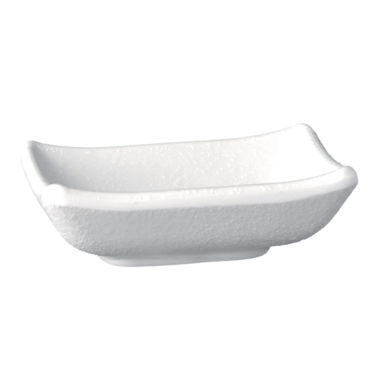 APS Schale ZEN, Melamin, rechteckig 50 ml, 9x7x2.5 cm (LxBxH); weiß; rechteckig; 24 Stück / Pack